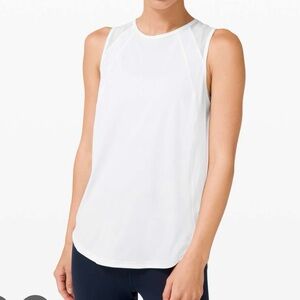 Lululemon Athletica Classic White Tank Top